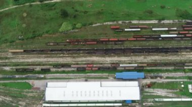 Ağaç Sanayi Fabrikası'nın hava üstten görünüm