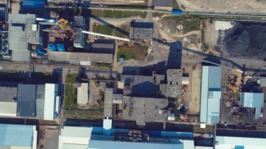 Ağaç Sanayi Fabrikası'nın hava üstten görünüm