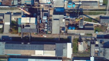 Ağaç Sanayi Fabrikası'nın hava üstten görünüm