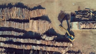 Ağaç Sanayi Fabrikası'nın hava üstten görünüm