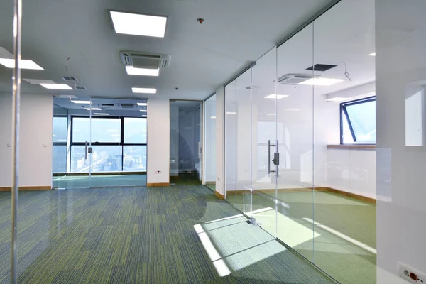 Prázdnou Kancelář Interiér Nové Podnikatelské Moderní Spuštění — Stock fotografie