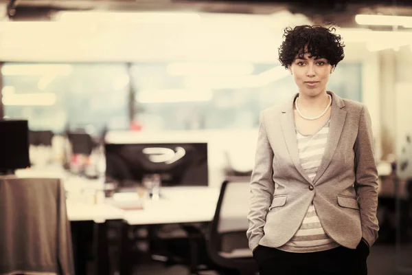 Portrait of successful female software developer — Stock Photo, Image
