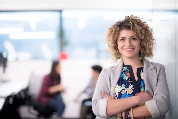 Portrait of successful female software developer — Stock Photo, Image