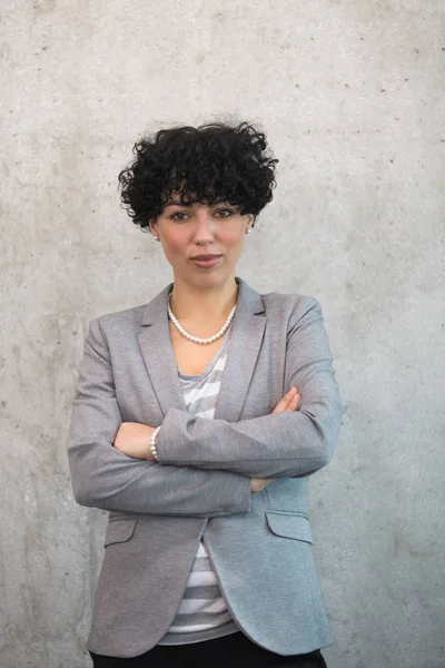 Portrait of successful female software developer — Stock Photo, Image