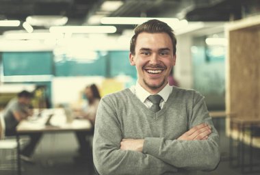 Başarılı iş adamının portresi