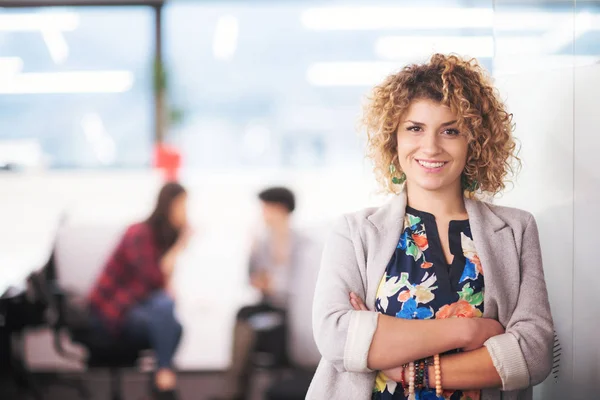 Retrato del exitoso desarrollador de software femenino —  Fotos de Stock