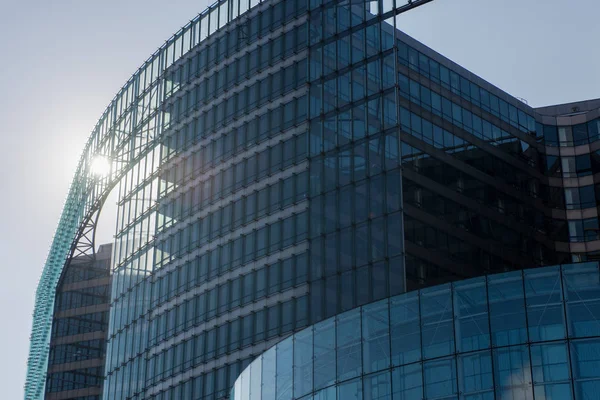 Glass office building in the Brussels — Stock Photo, Image