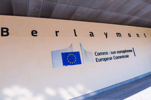 El edificio Berlaymont en Bruselas — Foto de Stock