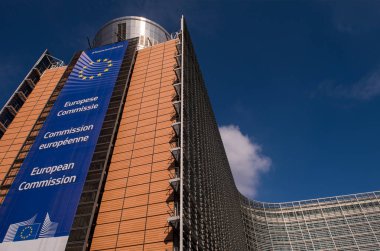 Brüksel bölgesindeki bina berlaymont