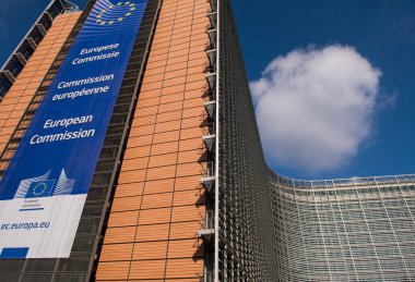 Brüksel bölgesindeki bina berlaymont