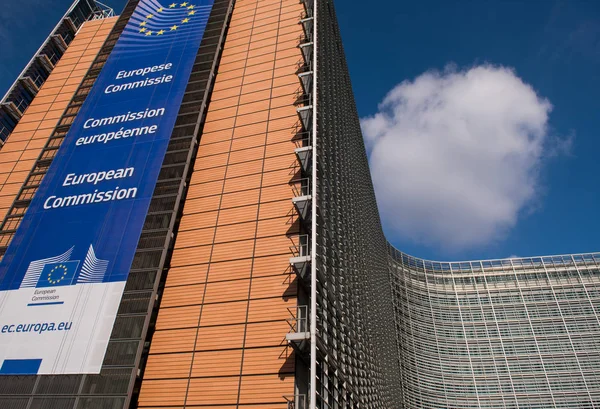 El edificio Berlaymont en Bruselas — Foto de Stock