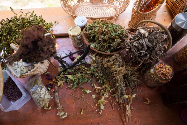 Herbalist workshop — Stock Photo, Image