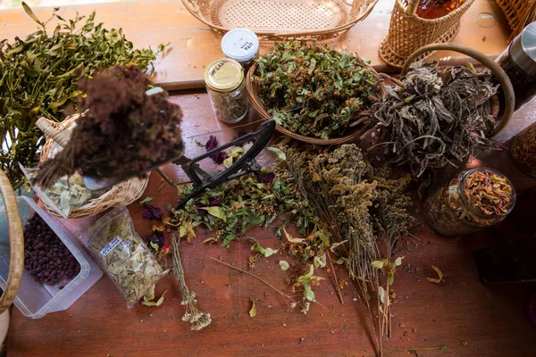 Oficina herbalist — Fotografia de Stock