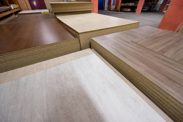 Modern, fából készült bútorgyár — Stock Fotó