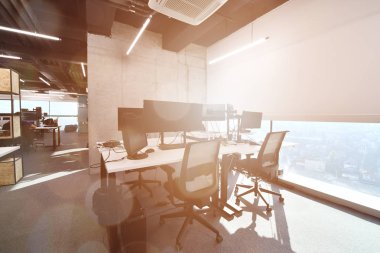 Boş Modern Açık Planlama Ofisi
