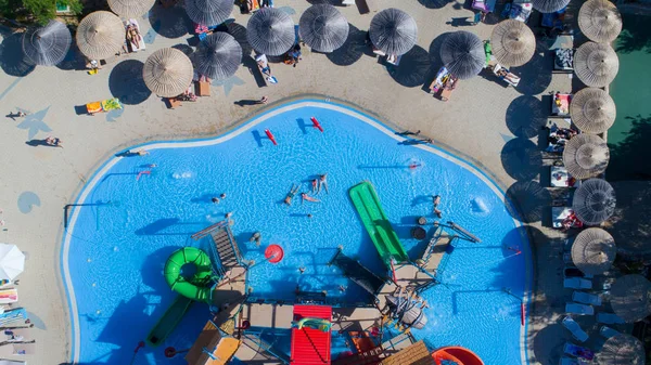 Water park top view — Stock Photo, Image