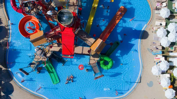 Water park top view — Stock Photo, Image