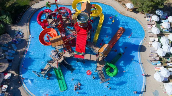 Water park top view — Stock Photo, Image