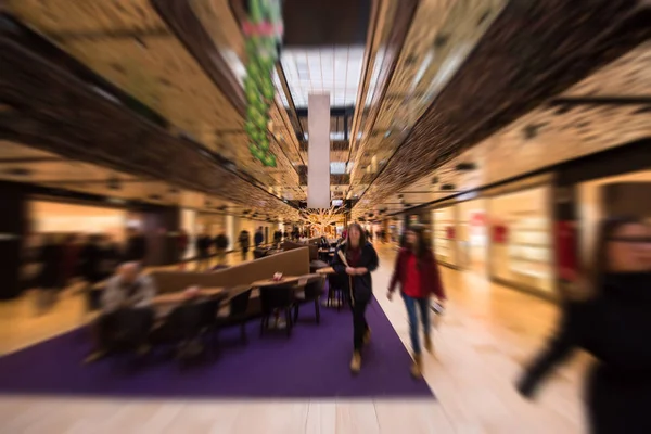 Abstract blur of beautiful luxury shopping mall — Stock Photo, Image