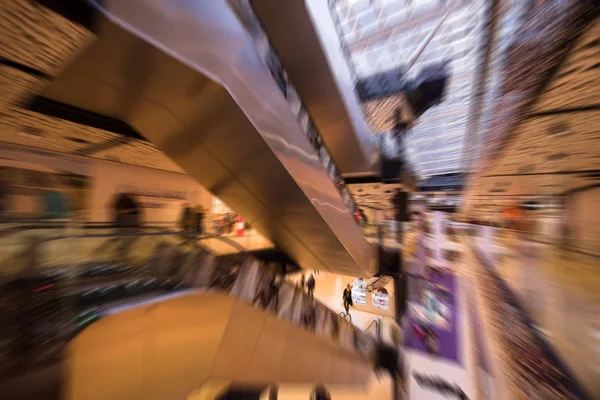 Desenfoque abstracto de hermoso centro comercial de lujo —  Fotos de Stock