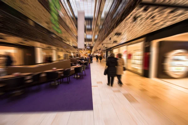 Abstrakt oskärpa av vackra lyx köpcentrum — Stockfoto