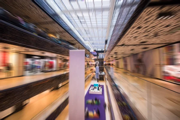 Abstrakte Unschärfe schöner Luxus-Einkaufszentren — Stockfoto