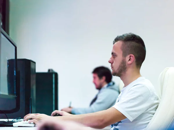 Graphic Designer Working at Workplace — Stock Photo, Image