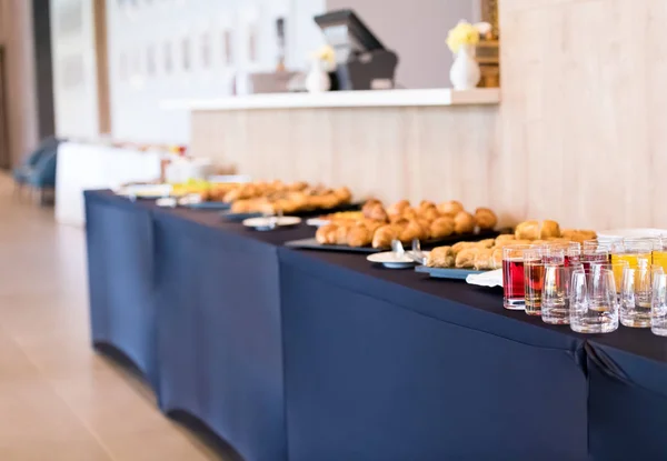 Mesa de descanso de café en seminario de negocios — Foto de Stock