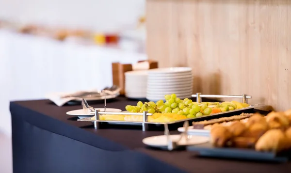 Mesa de descanso de café en seminario de negocios — Foto de Stock