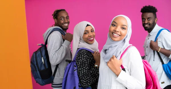 Universitaire Studenten groep — Stockfoto