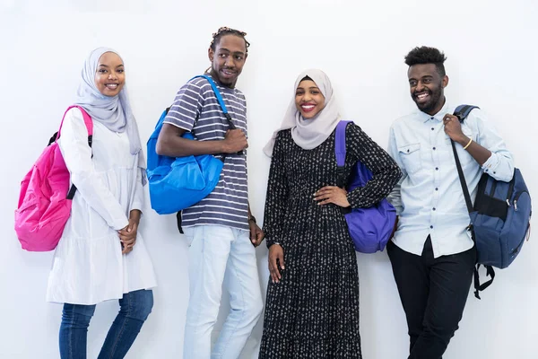 Afrikanska studenter grupp — Stockfoto