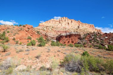 Utah, ABD 'deki Capitol Resif Ulusal Parkı