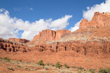 Utah, ABD 'deki Capitol Resif Ulusal Parkı