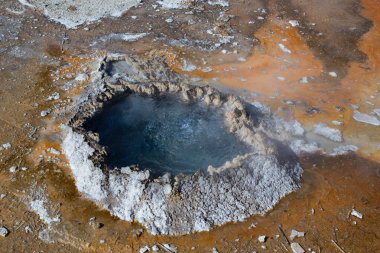 Yellowstone Ulusal Parkı, ABD 'de renkli sıcak su havuzu