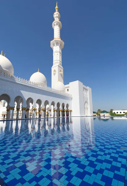 Slavná Mešita Sheikha Zayeda Abu Dhabi Spojené Arabské Emiráty — Stock fotografie