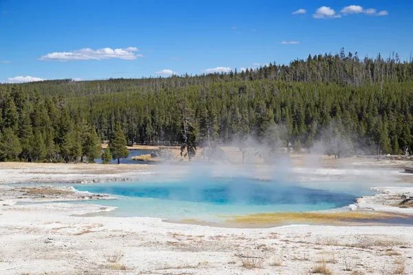 Cuenca Géiseres Arenas Negras Parque Nacional Yellowstone Estados Unidos —  Fotos de Stock