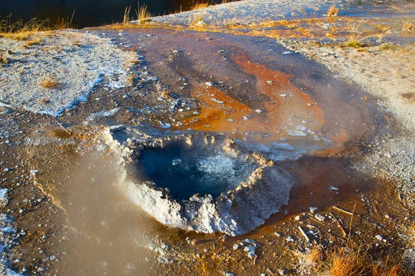 Colorful Hot Water Pool Yellowstone National Park Usa — Stock Photo, Image