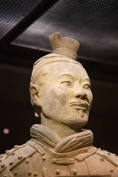 Xian China Outubro 2017 Famous Terracotta Army China Mausoléu Qin — Fotografia de Stock