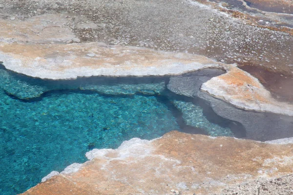 Colorful Hot Water Pool Yellowstone National Park Usa — Stock Photo, Image