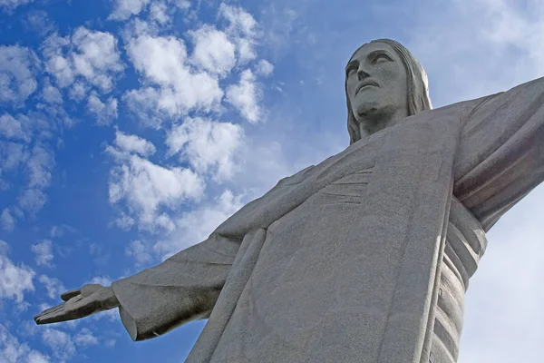 Berühmter Christus Der Erlöser Rio Janeiro Brasilien — Stockfoto