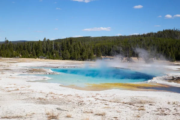 Bacia Geyser Areias Negras Parque Nacional Yellowstone Eua — Fotografia de Stock