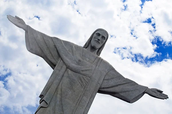 Ünlü Kurtarıcı Rio Janeiro Brezilya — Stok fotoğraf