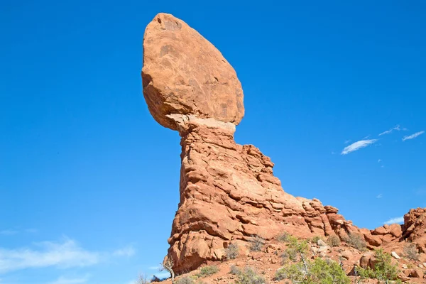 Famosa Balancing Rock Parque Nacional Dos Arcos Utah Eua — Fotografia de Stock