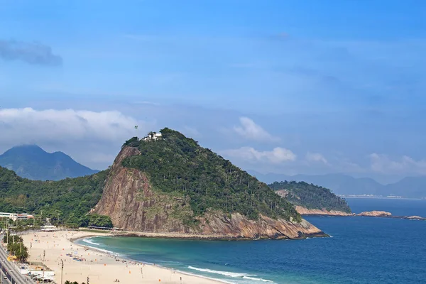 Slavná Pláž Copacabana Rio Janeiro Brasil — Stock fotografie