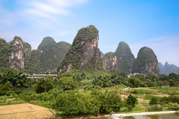 Fiume Lijiang Fiume Della Regione Autonoma Del Guangxi Zhuang Cina Immagine Stock