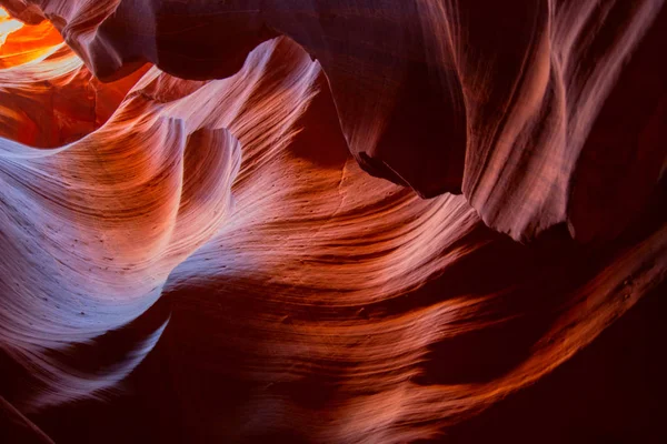 Berömda Antelope Canyon Nära Page Arizona Stockfoto