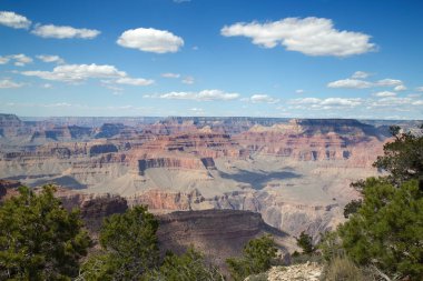 Büyük Kanyon 'un Güney Halkası. Arizona 'daki 