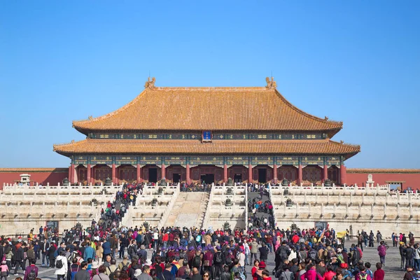 Peking Čína Října 2017 Zakázané Město Čínský Císařský Palác Dynastie — Stock fotografie