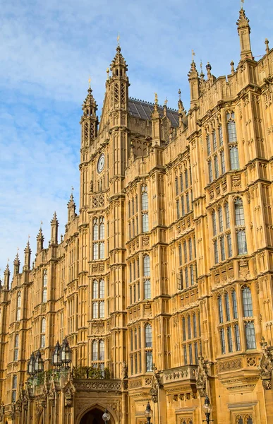 Famoso Edificio Del Parlamento Londres Reino Unido — Foto de Stock