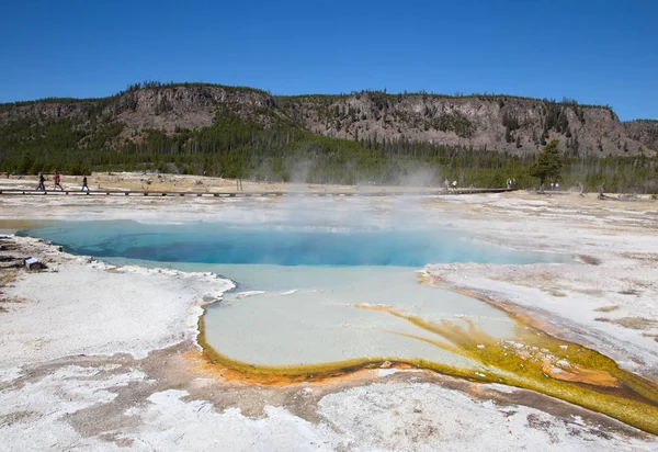 Cuenca Géiseres Arenas Negras Parque Nacional Yellowstone Estados Unidos —  Fotos de Stock